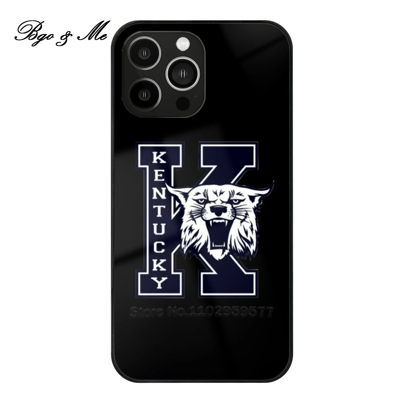 Custodia In Vetro Wildcat Uk Per Iphone 15 14 13 12 Pro Max Cover In Vetro Temperato Uk Cats Wildcats Go Cats Cats