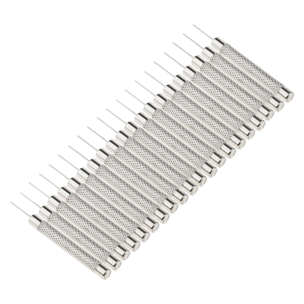 20Pcs Metal Watch Band Repair Tool Remover Orologio Da Polso Spring Pin Ago Bar Pose Limed Pin Removal Tool 51Mm X 0.8Mm