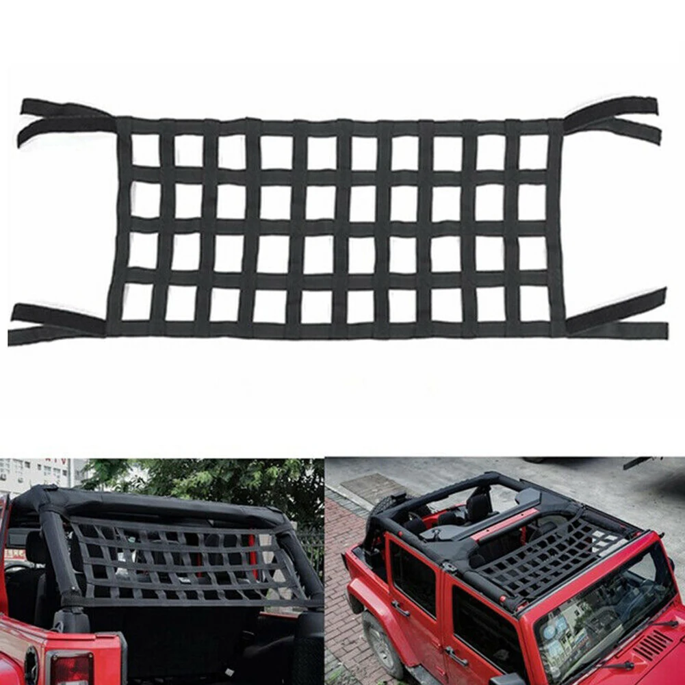Organizer Car Cargo Net Mesh Cargo Net Auto Roof Net Hammock Per Jeep Wrangler Yj Tj Jk Jku Jl Jlu Accessori Per Auto