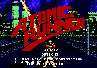 Nuovo Arrivo Atomic Runner 16Bit Md Game Card Per Sega Mega Drive Per Genesis