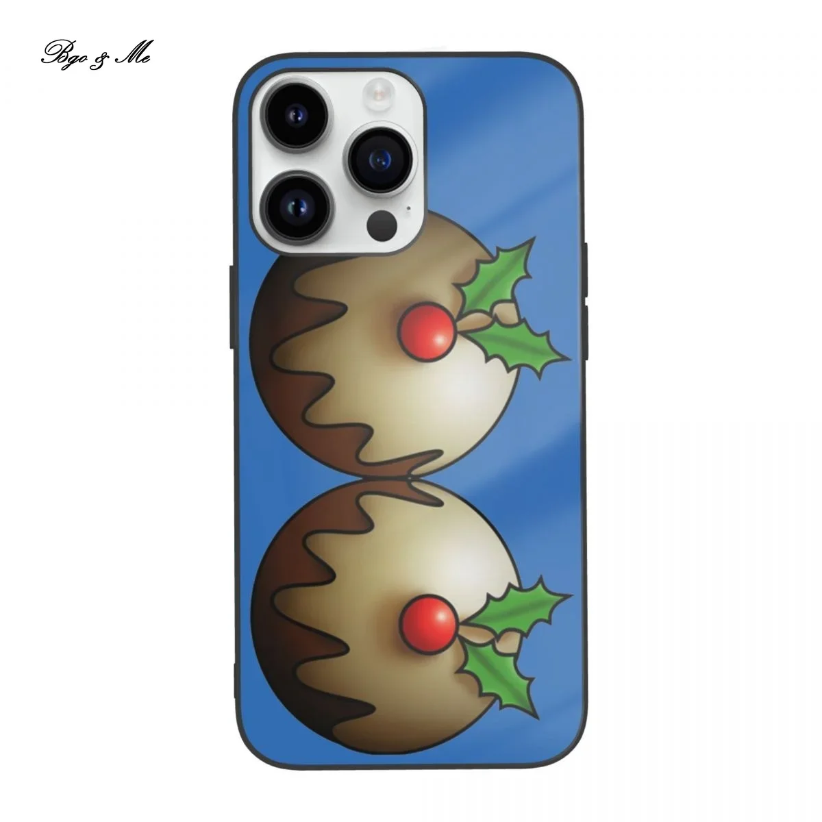Le Custodie Per Iphone 15 Mostrano Il Tuo Lato Giocoso Con Una Custodia Per Telefono In Tpu Nero Budino Di Natale Colour Al Seno Natale Secret Santa A