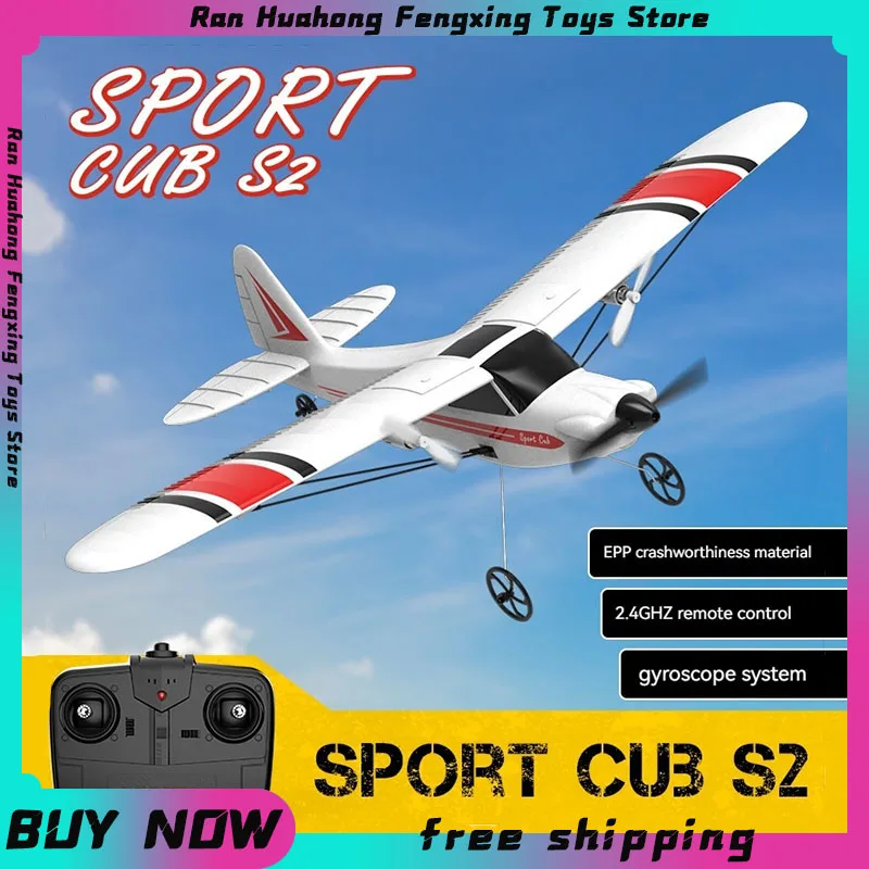 Telecomando Cessna Aircraft Induction Exercise Two Channel Fixed Wing Long Range Fighter Trainer Toy Entry Level Gift
