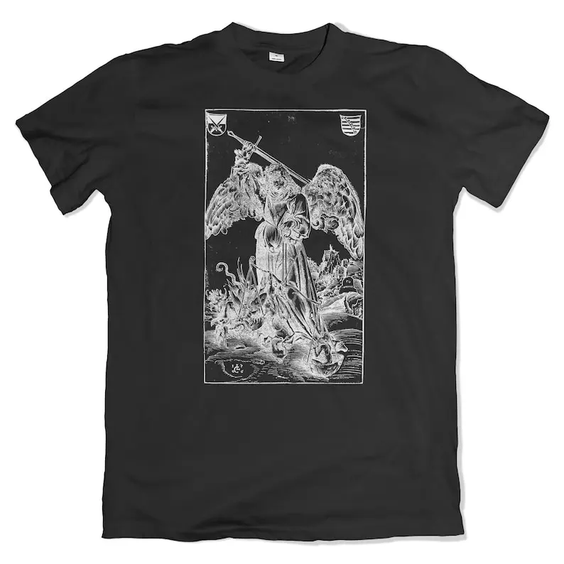 Archangel Michael Che Pesa Una Maglietta Soul Angels And Demons Art History Gothic