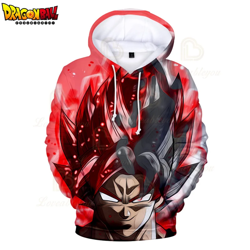 Felpa Con Cappuccio Da Donna Dragon Ball Z Zamasu Child Wear Super Saiyan 3D Boys Girls Tops Kids Men Hero Hoodie Teen Clothes