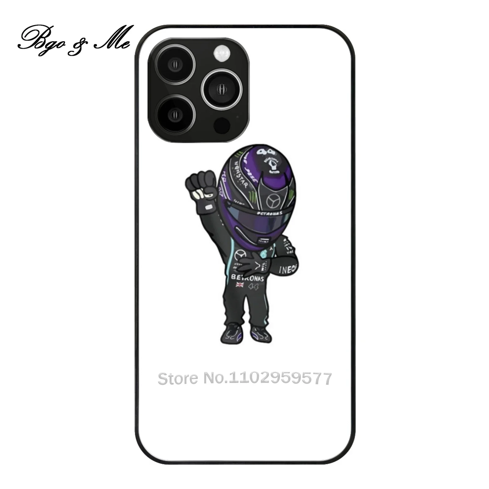 Custodia Per Telefono Lewis Chipi In Vetro Per Iphone 15 14 13 12 Pro Max Cover Lewis 2021 Test Bahrain Grand Prix