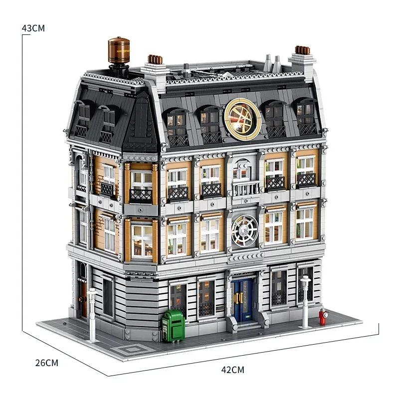 Modello Creativo Con Led 613001 6564 Pezzi Moc-30628 Doctor Strange Sanctorum Sanctum Showdown Building Blocks Mattoni Giocattoli Per Bambini