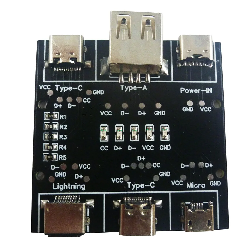 Tester Per Cavi Usb Multifunzione Da Usb A A Type-C Micro Cortocircuito Strumento Di Test Per Cavi Dati On-Off