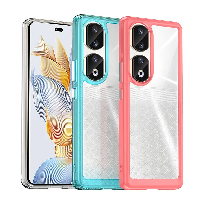 Per Honor 90 Pro Case Honor 90 Lite 90 Pro Cover Housing Antiurto Hard Pc Soft Tpu Cover Posteriore Del Telefono In Silicone Honor 90 Pro