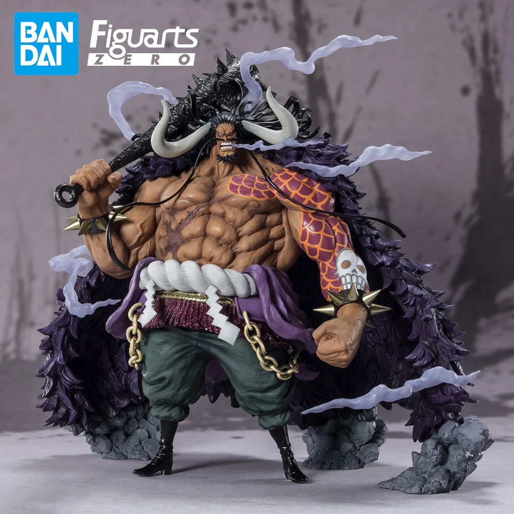 In Magazzino Originale Bandai Figuarts Zero One Piece Yonko King Of The Belve Kaido Figure Anime Genuine Model Toy