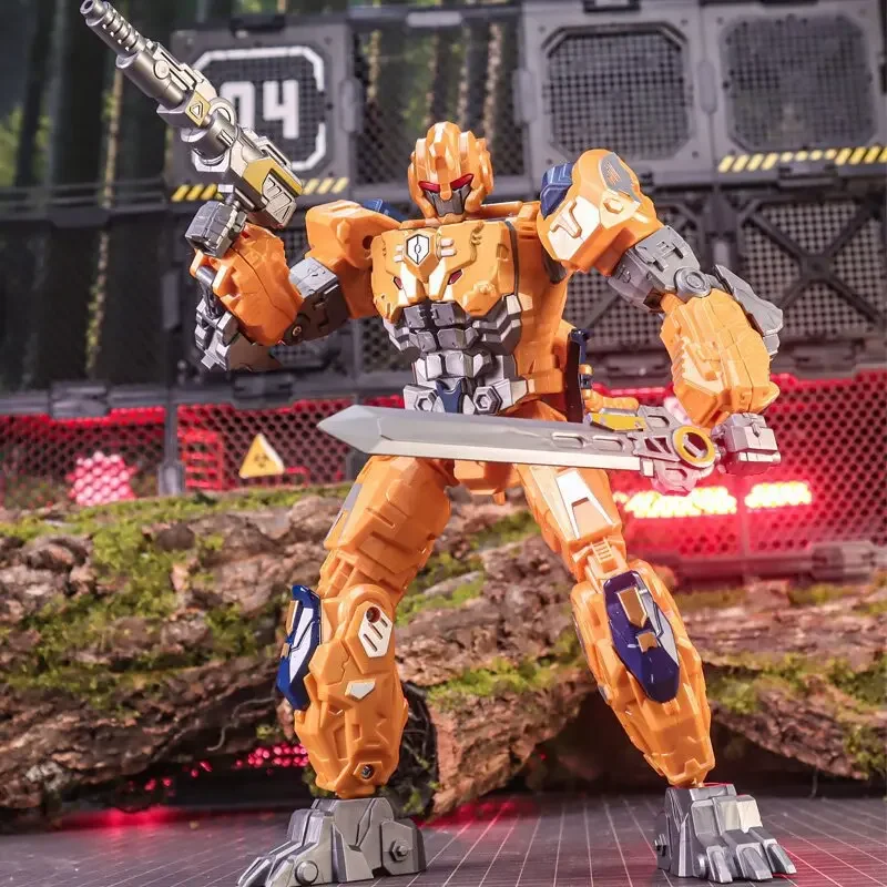 Transformers Giocattoli Trasformabili Per Bambini Captain Scimpanzé Commander Rhino Power Warrior Beast Man Model Figures
