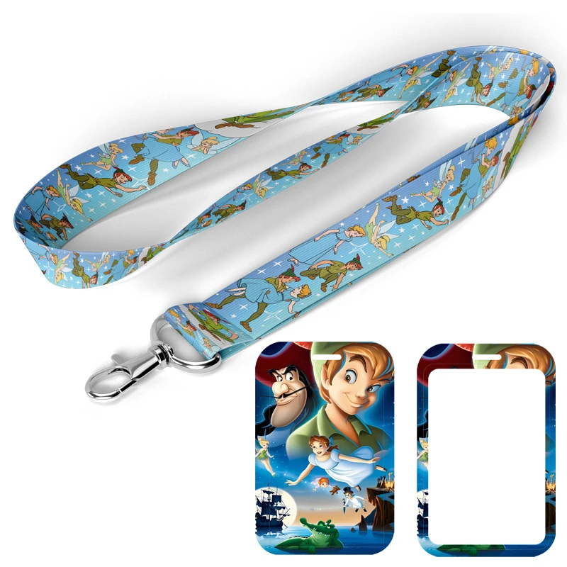 D1409 Anime Peter Pan Cordini Per Chiave Tracolla Cordini Id Badge Holder Portachiavi Hang Rope Portachiavi Accessori