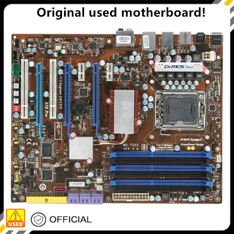 Per X58 Pro Usato Originale Per Intel X58 Socket Lga 1366 Ddr3 Scheda Madre Lga1366 Mainboard