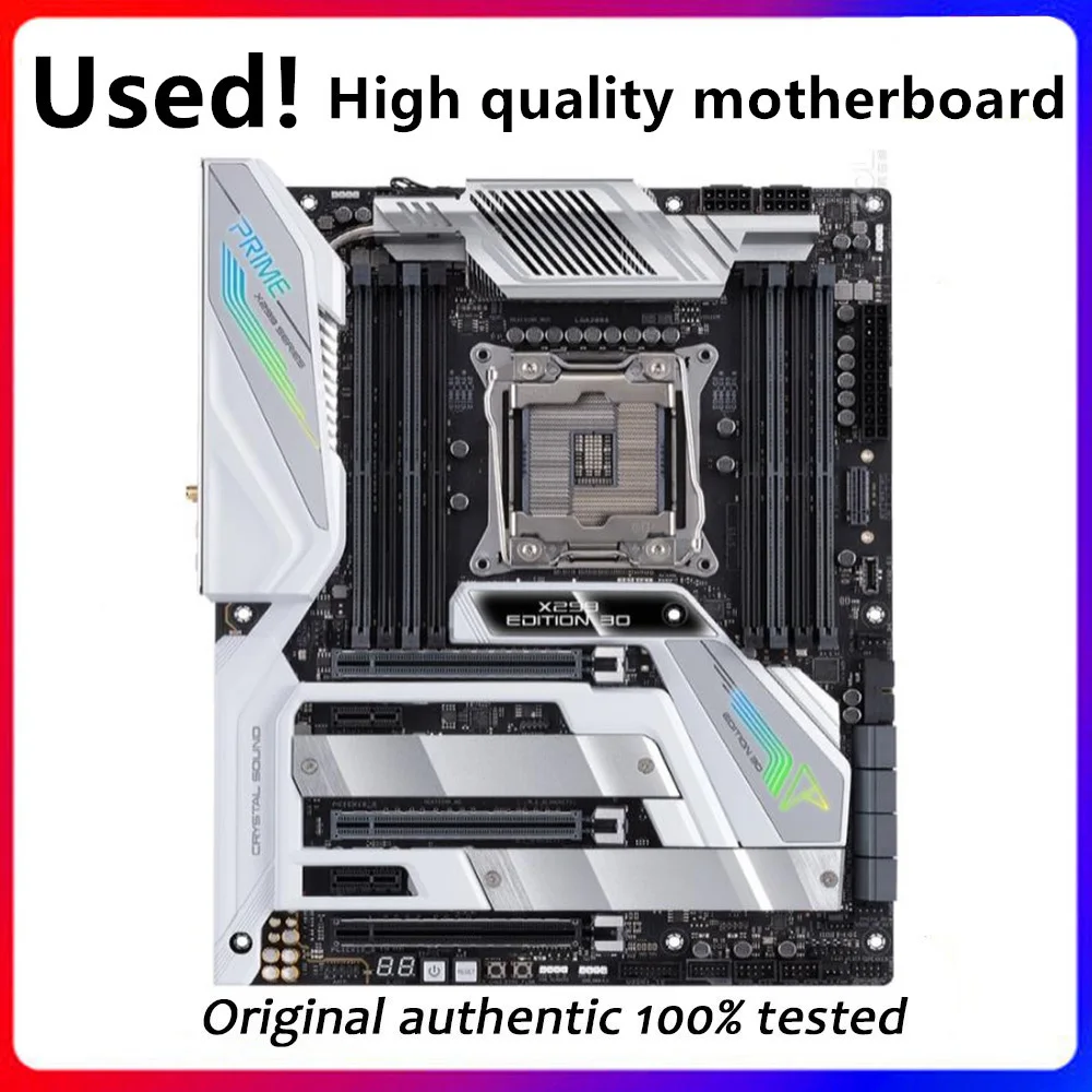 Utilizzato Per Asus Prime X299 Edition 30 Scheda Madre Desktop Originale Intel X299 Ddr4 Lga Lga 2066 Usb3.0 M.2 Sata3