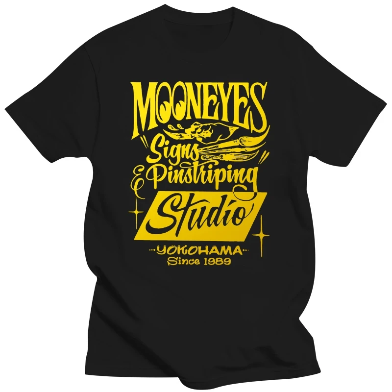 Mooneyes Moon Signs Speed Signs Pinstriping Studio T-Shirt Racing Style