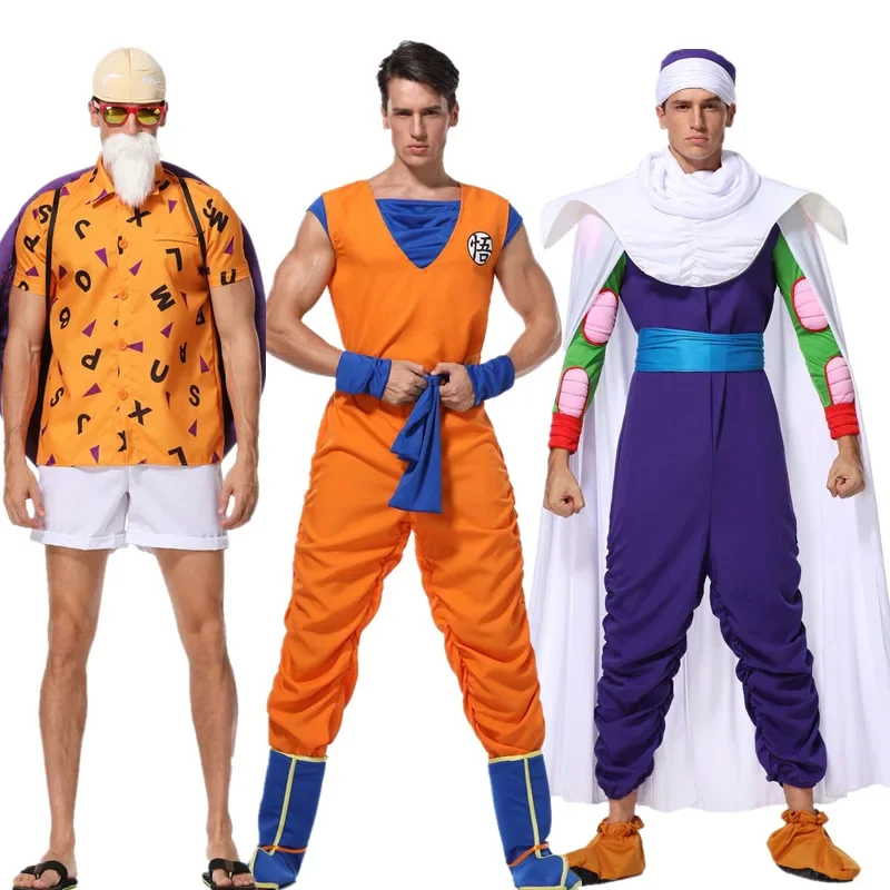 Goku Costume Cosplay Kamesennin Kame Sennin Cosplay Piccolo Cosplay Uomini Adulti Tute Anime Costumi Di Carnevale Di Halloween