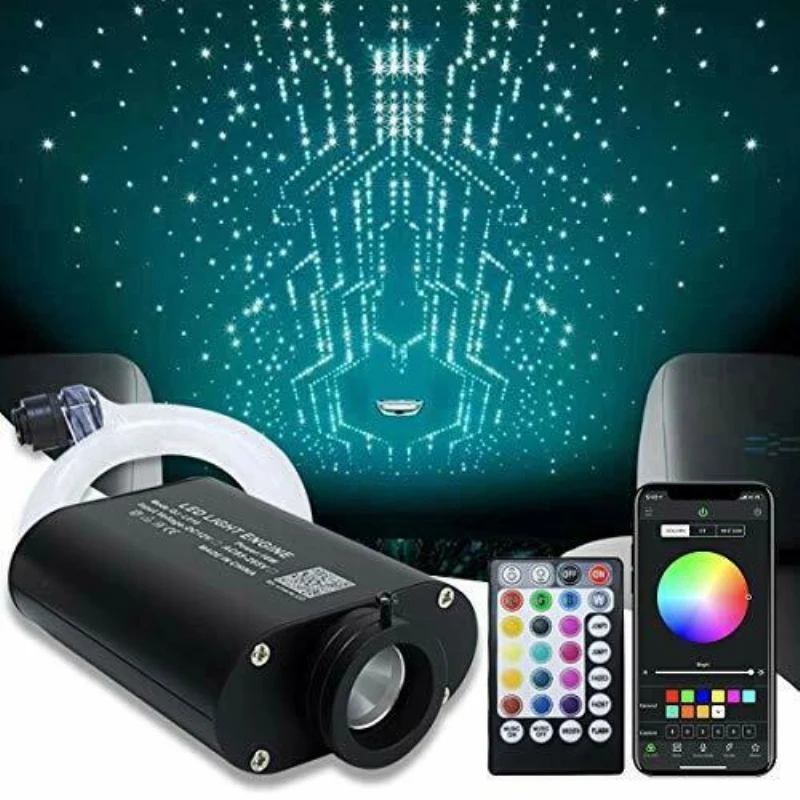 Car Roof Star Light Interior Led Fibra Ottica Light Starry Laser Atmosphere Proiettore Ambientale Galaxy Lights Home Decor