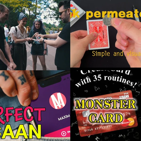 Nella Tua Mano Di Benjamin Earl, Permeazione Di Inchiostro Di Dingding,Maxim Di Loudlyne, Monster Card Di Hektor Magic Tricks