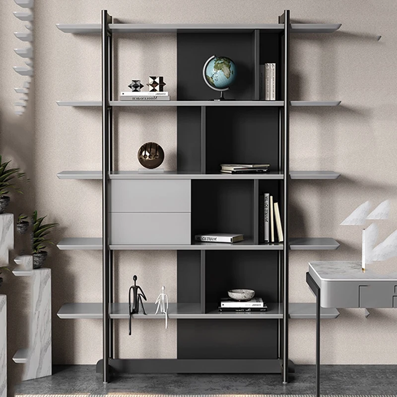 Scaffalature Espositore Scaffale Scaffale Camera Da Letto Libreria Scaffali Portariviste Soggiorno Impalcatura Libreria Mobili Minimalisti