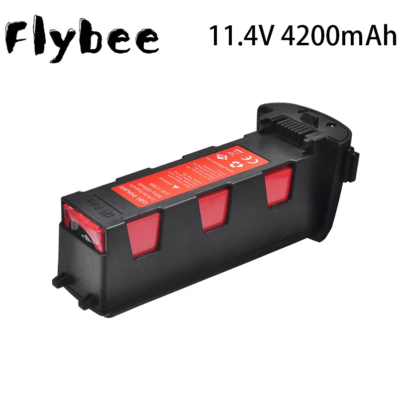Batteria 11.4V 4200Mah Per Hubsan H117S Zino Gps Rc Fpv Racing Camera Drones Quadcopter Parti Batteria 11.4V 1 Pz
