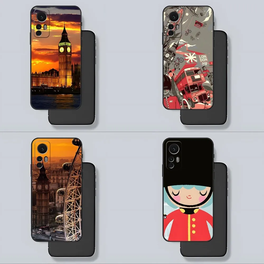 Phone Case For Xiaomi Telephone Box 13 12 Ben 11T Lite Ultra Redmi Note Big 12 10 Pro Poco London F4 F5 Music X5 Pro Cover