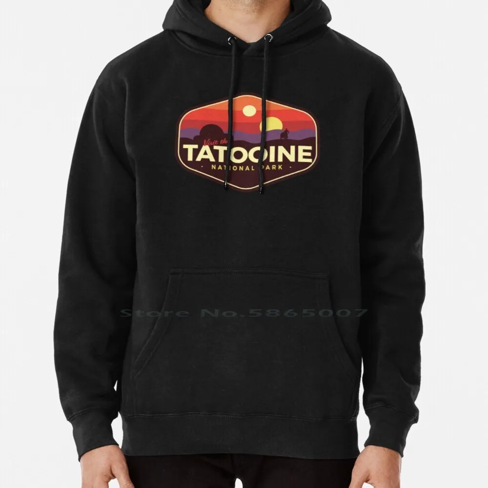 Tatooine National Park Hoodie Sweater 6Xl Cotton Tatooine Nerd Geek Luke Skywalker Princess Leia Han Solo R2D2 C3Po Boba Fett