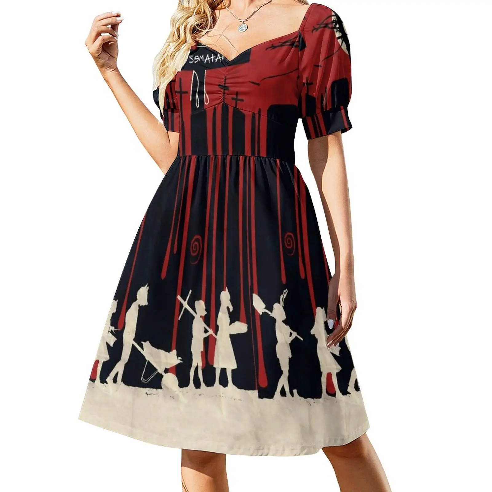 Pet Sematary (Collezione Spaventosa) Vestito Da Donna Abiti Estivi Di Lusso Abiti Corti Sexy Audace