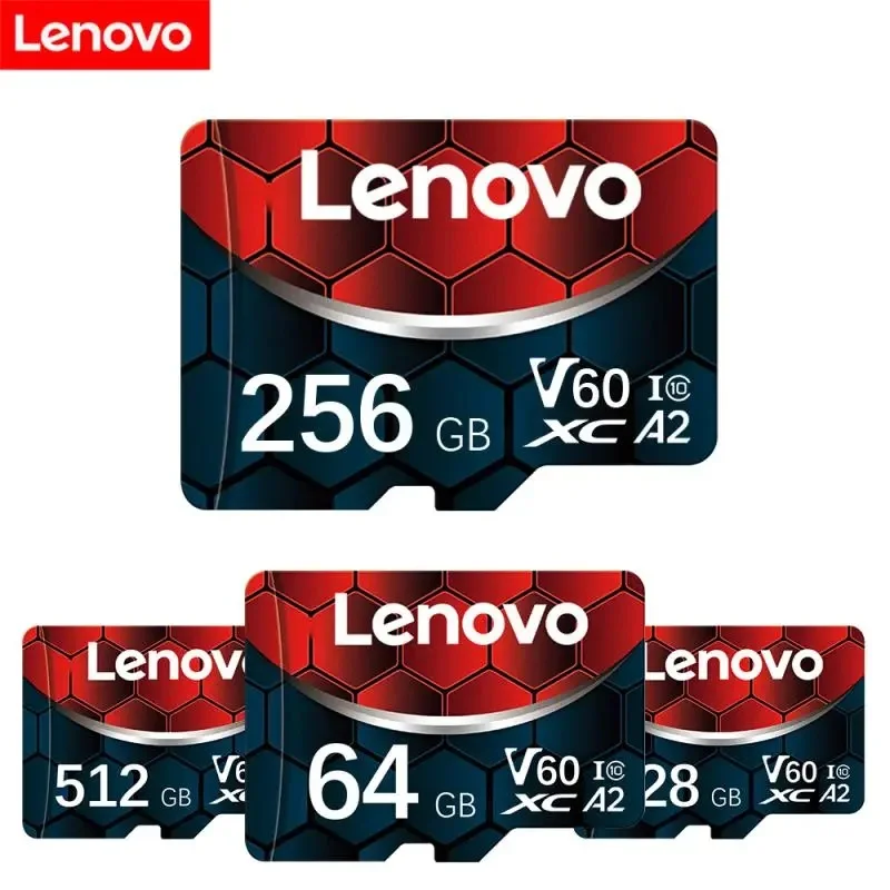 Lenovo 2Tb Sd Memory Card 64Gb 128Gb Sd/Tf Flash Card Mini Sd Card Uhs-1 Flash Memory Card Con Pacchetto Adattatore Sd Gratuito