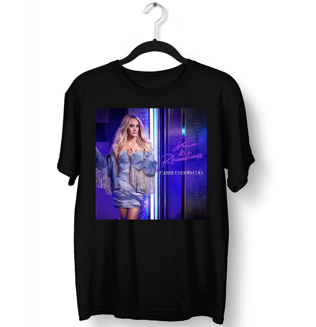Maglietta Carrie Underwood Black Singer Taglia S A 4Xl Go890A Maniche Lunghe O Corte