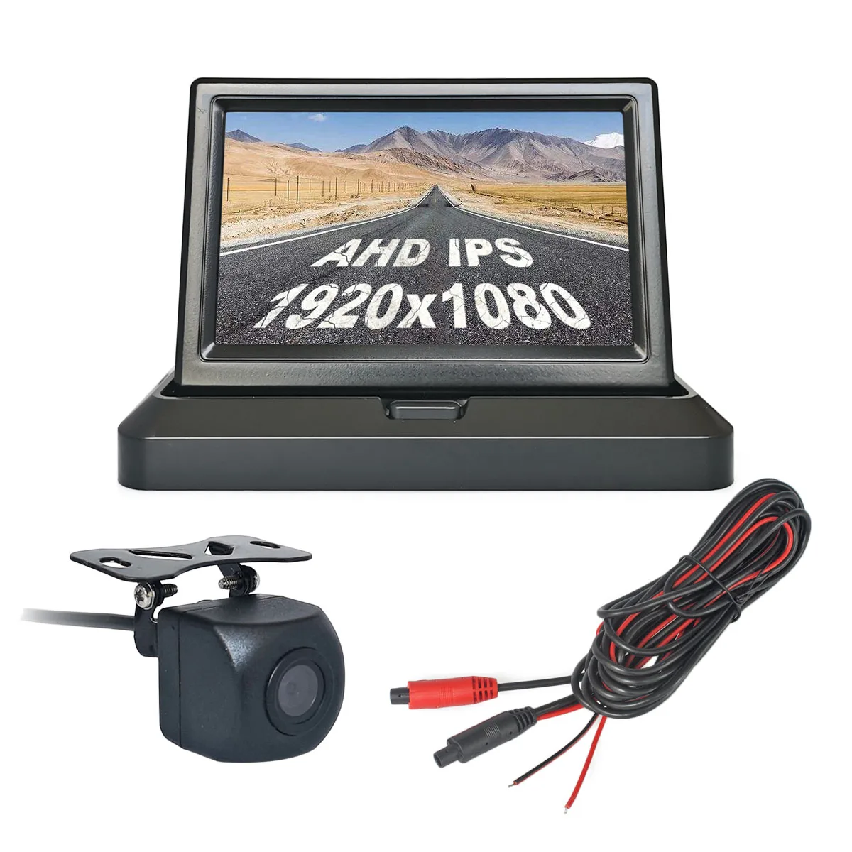 Diysecur 4.3 "Ahd Rear View Car Monitor 1280*720 Veicolo Reverse Backup Starlight Car Camera Video Parking System Caricabatteria Per Auto