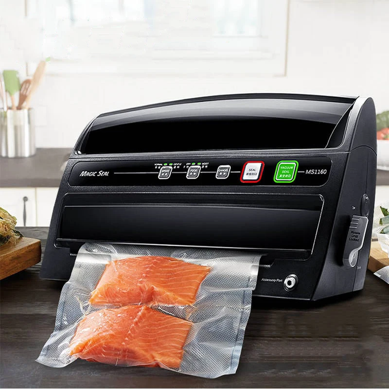 Magic Vacuum Sealer Food Vacuum Sealing Machine Professionale Wet Dry Oil Food Packaging Machine Keep Freshing Ms1160