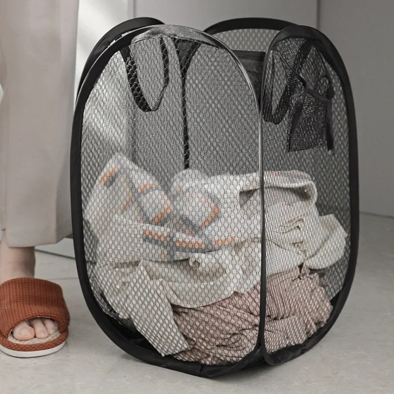 Sacchetto Della Biancheria Pop-Up Mesh Lavaggio Pieghevole Cesto Della Biancheria Borsa Cesto Portaoggetti Vestiti Sporchi Cesto Abbigliamento Ocean B