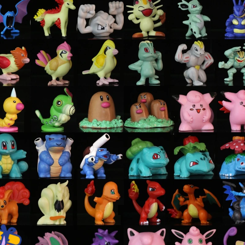 Pokemon La Prima Generazione Pikachu Bulbasaur Venusaur Charizard Blastoise Charmander Action Figures Collezione Giocattoli Ornamenti