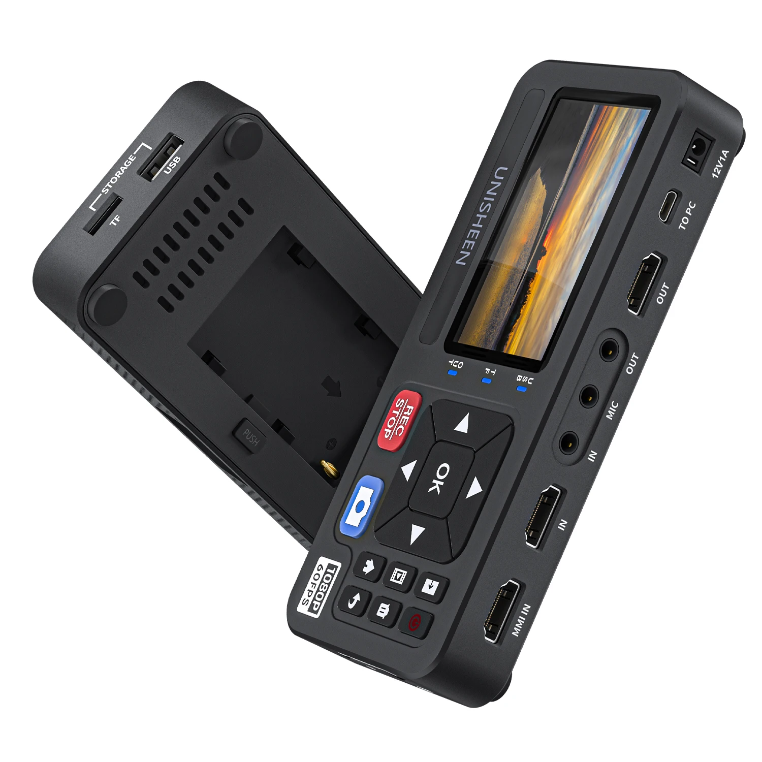 Unisheen Factory Mini Size Endoscopio Autonomo Commutabile Vga Dvi Hdmi Ypbpr Rca Camera 4K Capture Box Videoregistratore Vhs