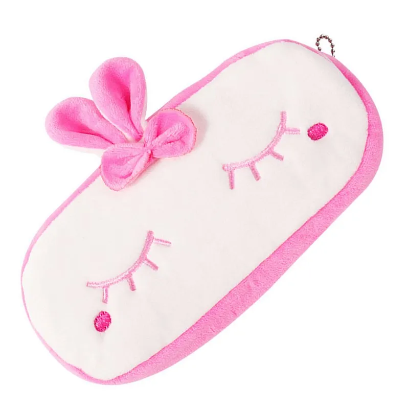 Fashion Cartoon Pink Rabbit Pencilcase Storage Purse Office School Supply Cancelleria Pen Bag Donna Cosmetics Handbag Wallet Gift