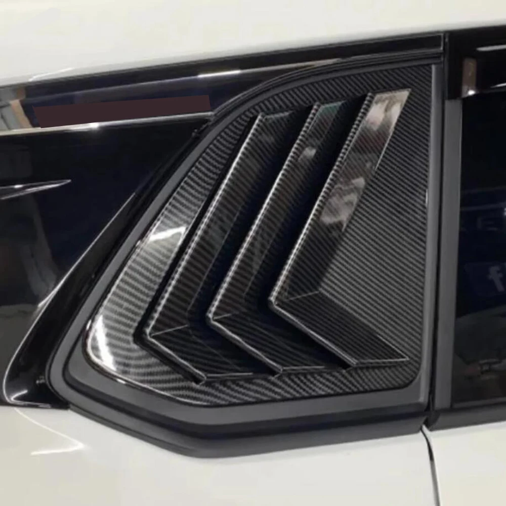 Abs Car Side Vent Window Louvers Posteriore Quarter Spoiler Panel Parasole Per Toyota Corolla Cross 2021-2023 Accessori Esterni