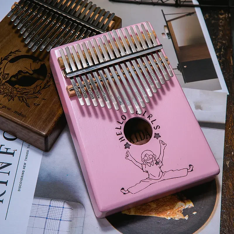 Bambino 17 Tasti Kalimba Carillon Xilofono Accessori Regali Per Bambini Kalimba Tastiera Pianoforte Mini 21 Tasti Xilofono Strumenti Musicali