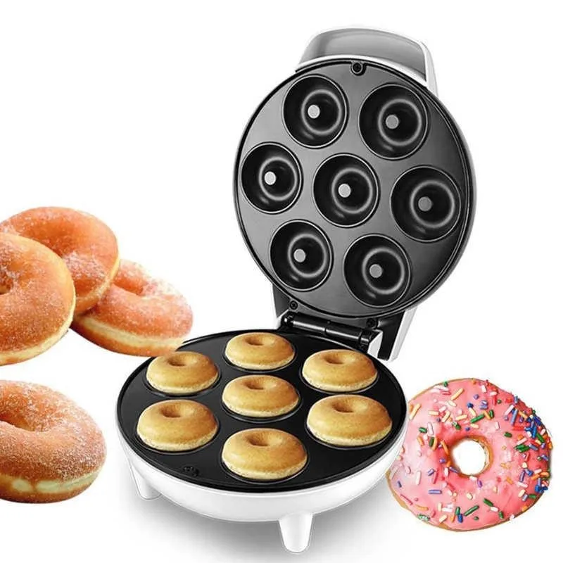1200W Mini Ciambella Elettrica Macchina Per La Colazione Domestica Elettrodomestico Da Cucina Spina Ue 220V Elettrodomestico Da Cucina