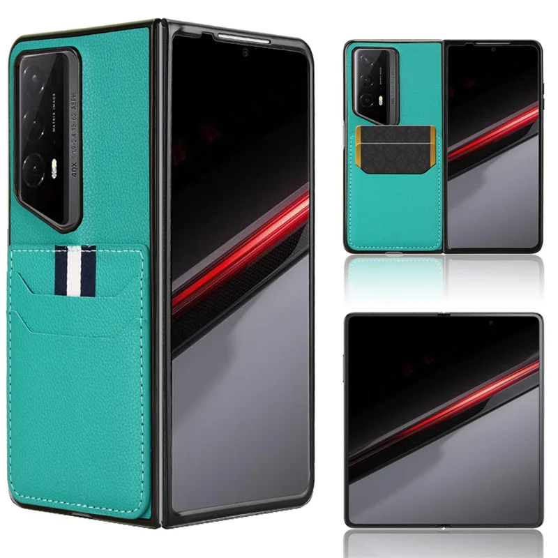 Adatto Per Honor Magic V2 Rsr Screen Custodia Per Cellulare New Honor Magic V2 Rsr Add-In Card Lychee Pattern Cover Protettiva