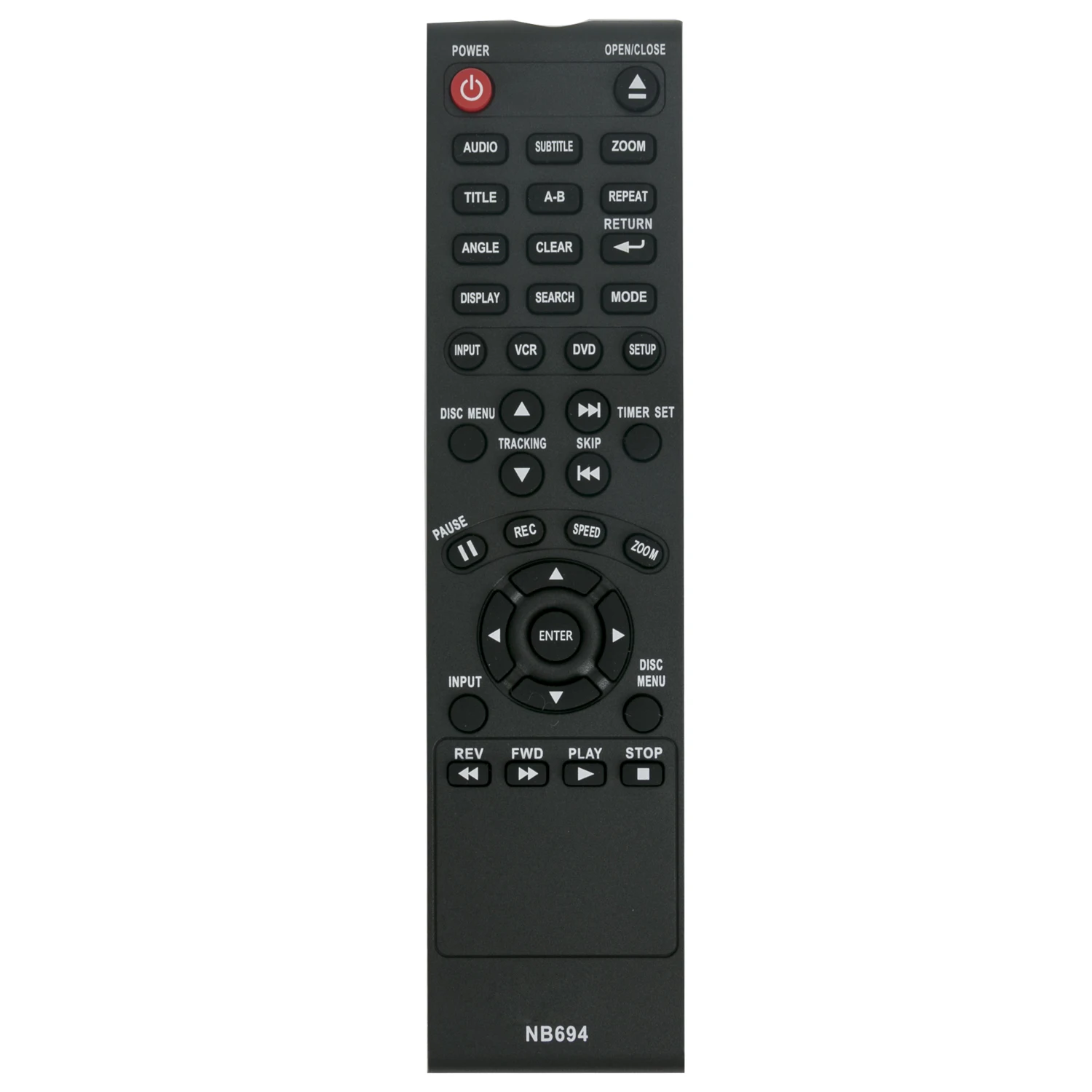 Nuovo Telecomando Nb694 Per Lettore Combinato Sanyo Dvd Vcr Fwdv225F