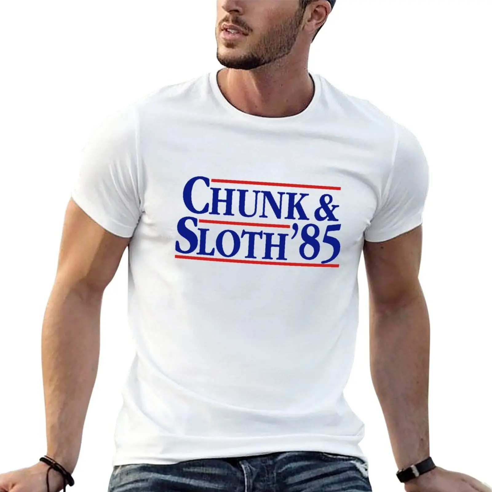 The Goonies Funny Chunk And Bradipo Election T-Shirt T-Shirt Ad Asciugatura Rapida T-Shirt Da Uomo