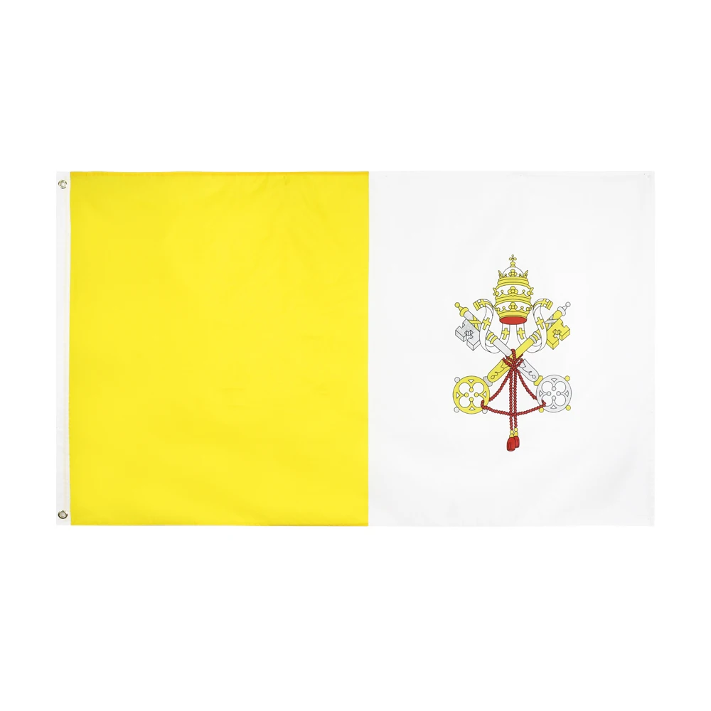 Bandiera Del Vaticano 90X150Cm Per La Decorazione