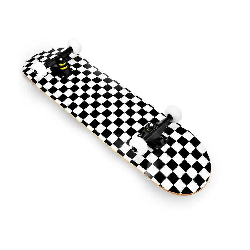 Skateboard Completo A 7 Strati Skateboard Concavo E Inclinabile Per Skateboard A Quattro Ruote Per Adolescenti Skateboard Doppio Deformato Per Adulti