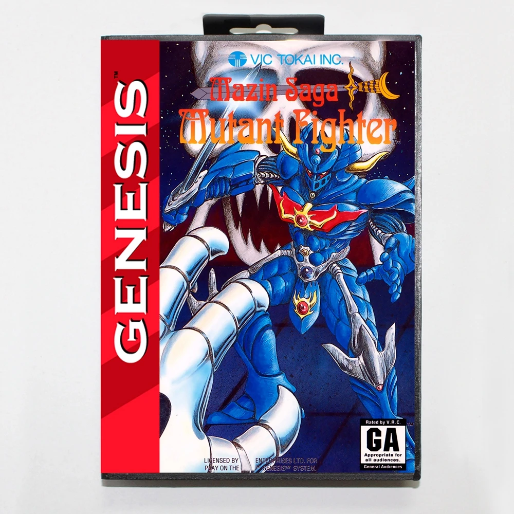 Cartuccia Di Gioco Mazin Saga Mutant Fighter Md Con Scatola Usa Per Sistema Genesis Sega Megadrive A 16 Bit