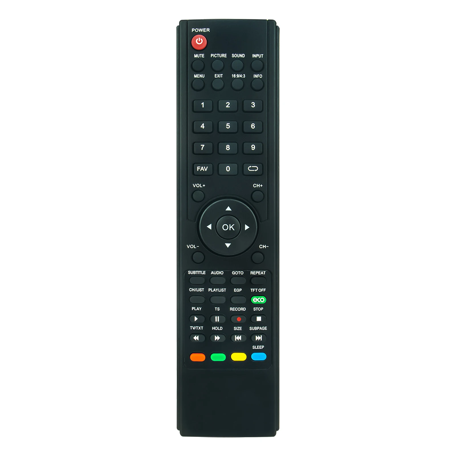 Nuovo Telecomando Sostituito Adatto Per Nordmende Tv Fhd24A Fhd32A Fhd43A