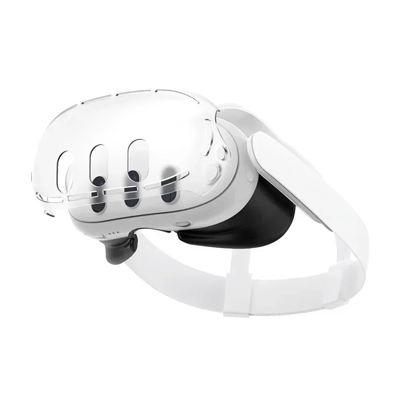 Adatto Per Quest 3 Console Custodia Protettiva Montata Sulla Testa Per Meta Quest 3 Crystal Shell Vr Oculus Rift S Colore Trasparente