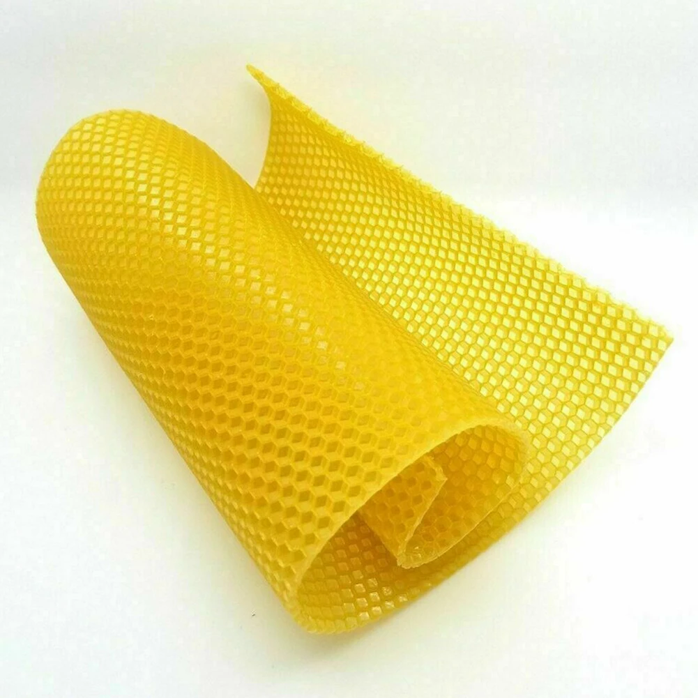 Bee Hive Wax Frames Mobili-Verniciatura Golden-Yellow Artigianato Miele X Giallo 354 Aroma A Nido D'Ape Conveniente