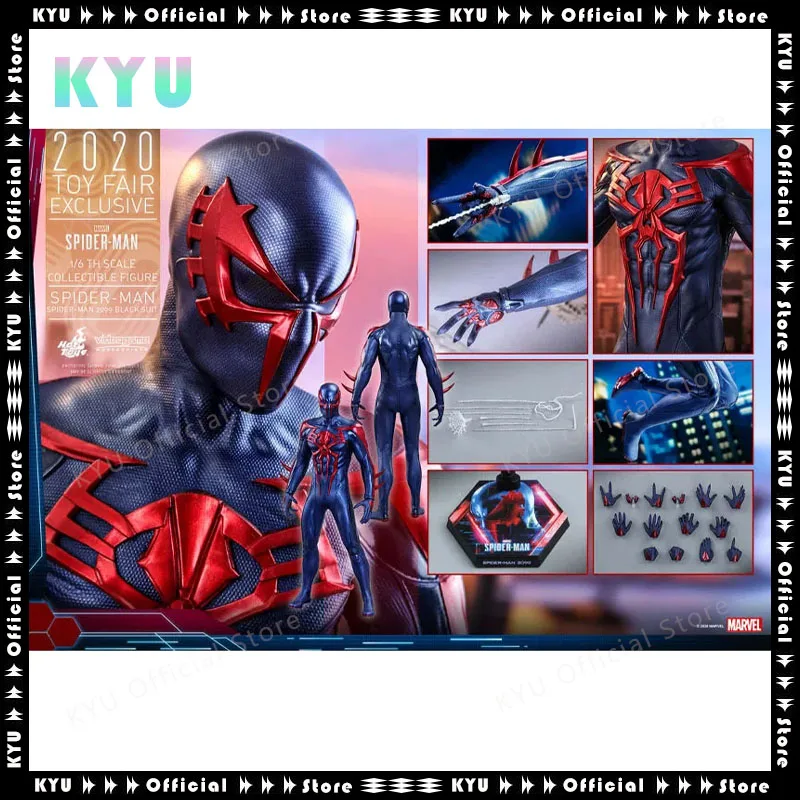 Hot Toys New Vgm42 1/6 Series Games Spider-Man Spider-Man 2099 Marvel Comics Spider Man 2099 Black Suit Marvel Collection