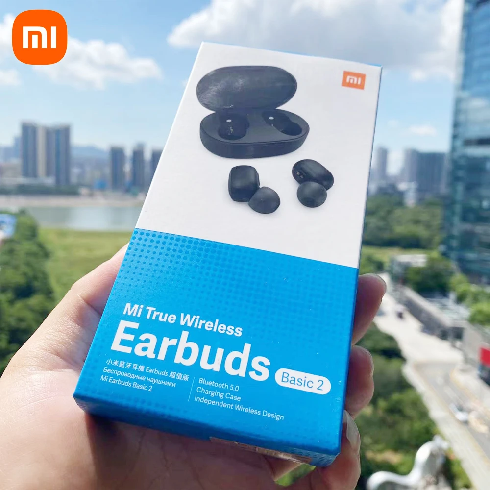 Versione Globale Xiaomi Redmi Earbuds Basic 2 Cuffie Bluetooth Wireless Mi Auricolari Con Microfono Laptop Per Android Iphone