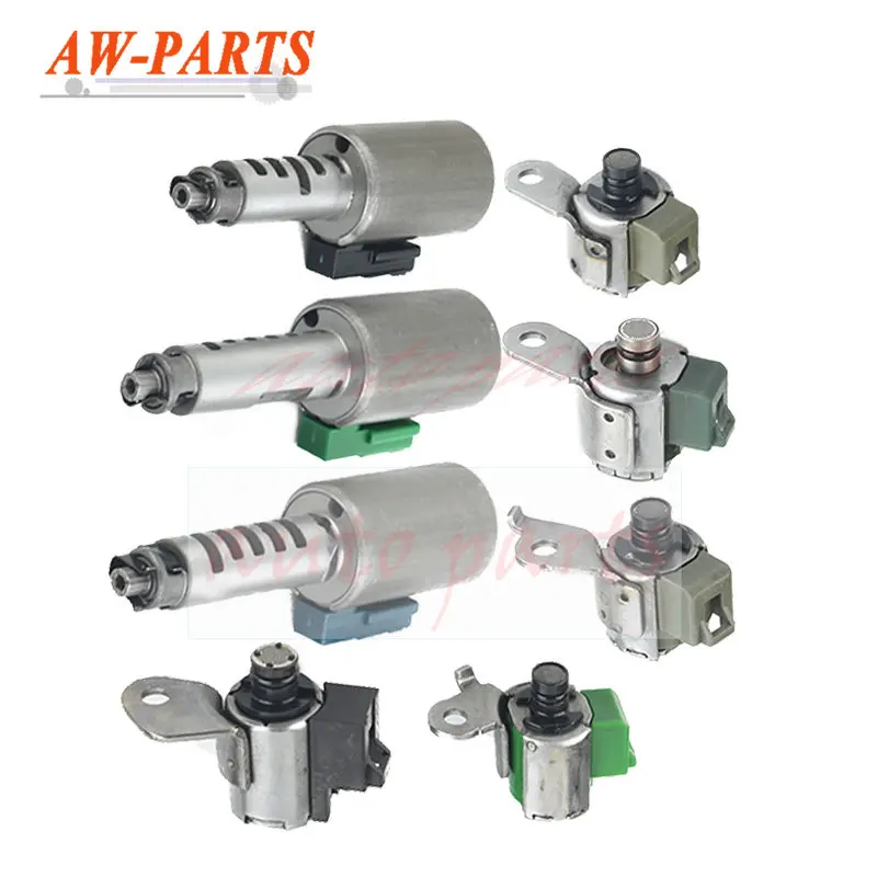 Solenoidi Di Trasmissione Set 8 Pezzi Per Volvo Aw55-50Sn Aw55-51Sn Af33-5 Aw235 Re5F22A Elettrovalvola Accessori Per Auto