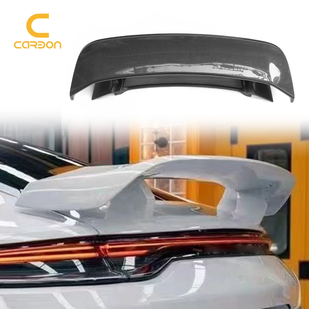 Spoiler Posteriore In Vera Fibra Di Carbonio Techart Style Posteriore Tronco Spoiler Lip Wing Per Porsche 911 991 Accessori